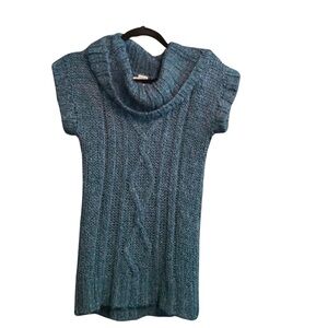 Mudd Teal Cowl Neck Sweater